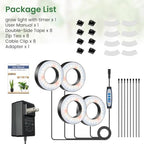 Kullsinss 3.5" Grow Lights for Indoor Plants, 24W Full Spectrum Plant Light - Image 7