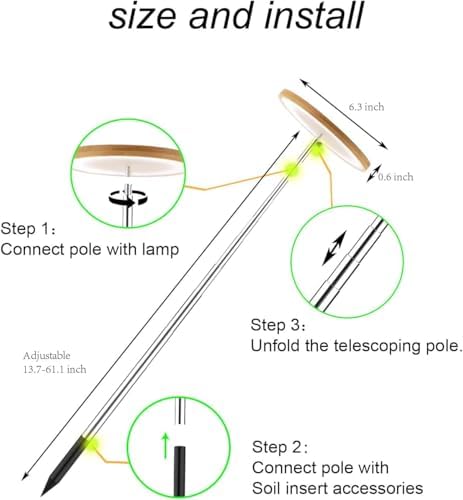 Plant Grow Light,yadoker LED Growing Light Full Spectrum for Indoor Plants,Height Adjustable, Automatic Timer, 5V Low Safe Voltage,Idea for Large Plant Light - Image 6