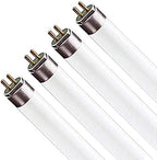 LUXRITE LR20765 (4-Pack) 54-Watt 4 FT T5 High Output Fluorescent Tube Light Bulb, Daylight 6500K, 4200 Lumens, G5 Mini Bi-Pin Base by LUXRITE