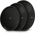 Eccliy 12 Pcs Plastic Plant Saucers Tray, Black, 16, 18, 20 Inch, Round by Eccliy