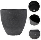 Stone Shape Resin Succulent Flower Pot for Patio Gardening - Image 3