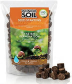 WONDER SOIL | 250 Organic Seed Starter Pellets | Ready to Plant Seed Starting Soil Loaded with Pre-Mixed Nutrients | Fast Germination | Indoor or Outdoor | 250 Count by WonderSoil