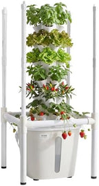 VEVOR Hydroponic Tower, 30 Pods 6 Tiers Hydroponics Growing System Kit with LED Grow Light & App Control, Vertical Home Garden with 20L Water Tank & Pump, Planter for Indoor Herbs, Fruits, Vegetables by VEVOR