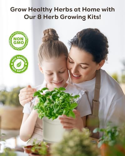 8 Herb Indoor Window Garden Kit – Complete Set with Tools – Unique Gift for Women, Mom, Friend – Birthday, Christmas, Mother's Day – Beginner Gardening Lovers for Kitchen Windowsill - Image 5