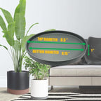 Yukfona Ceramic Plant Saucer Tray 2 Pcs 8 Inch Grey, 8.5" OD x8.15 ID x1 Deep| Fits Flower pots Bottom≤ 8.15", Heavy Duty Glazed Round Planter Drip with Catch Basin for Indoor Outdoor Plants - Image 2
