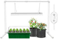 Wolezek 2FT T5 Grow Lights for Seed Starting with Timer, 32W Full Spectrum by WOLEZEKLED