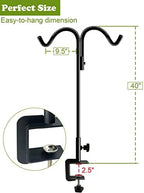 Koutemie 40’’ Tall Double Deck Hooks for Railing with 2.5 Inch Clamp, 1 Pcs - Image 6