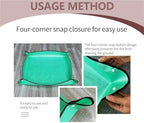 Repotting Mat Planting Mat Flower Pots Transplanting Mats Gardening PE Plant Repotting Mat Foldable Waterproof Gardening Potting Pad(66Green) - Image 6