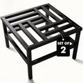 Plant Stand Indoor Outdoor, 2-Pack 18 Inch Heavy Duty Plant Stands Riser Metal Pedestal Stand for Large Flower Pot, Wrought Iron Flower Stand Display Planter Shelf for Living Room, Patio by Unknown