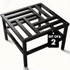 Plant Stand Indoor Outdoor, 2-Pack 18 Inch Heavy Duty Plant Stands Riser Metal Pedestal Stand for Large Flower Pot, Wrought Iron Flower Stand Display Planter Shelf for Living Room, Patio by Unknown
