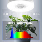 Barrina Orbgrow OG09 Puck Grow Light, 18W(2 x 9W), 5000K, 2 Packs, White - Image 5