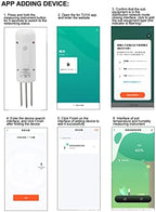 Fockety Plant Monitor Soil Test Kit,Flower Care Soil Tester for Zigbee Smart Plant Intelligent Sensor Plants Detector Bluetooth Monitor for Light Fertility Temperature - Image 6