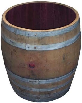 3/4 Wine Barrel Planter or Table Base 27" W x 30" H by Wine Barrel Creations Inc. by Unknown
