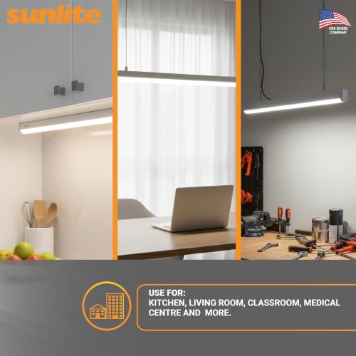 Sunlite 30435 F54T5/835/HO 4 Foot T5 Linear Fluorescent Lamp, 54 Watts, 5000 Lumens, 3500K Neutral White, Miniature G5 Bi-Pin Base, ROHS Compliant, High Performance Straight Tube, 40 Pack - Image 6