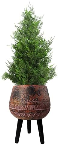 Leaf Large Planters Plant Pots, Fibreglass, 40cm Zaturn, 44cm - Image 4