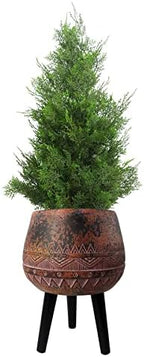 Leaf Large Planters Plant Pots, Fibreglass, 40cm Zaturn, 44cm - Image 4