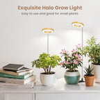 Kullsinss 3.5in Halo Plant Lights for Indoor Growing, 48 LEDs Full Spectrum - Image 7