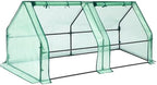 Ohuhu Portable Mini Greenhouse, 71"x36"x36" Greenhouses for Outdoors with Dual Large Zipper Doors & Ground Stakes, Waterproof & UV Protected Plastic Green House for Outside Garden Patio Backyard by Ohuhu