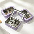 24 Pack Metal Storage Organizer Tins, Purple, 4.5 x 3.3 x 0.87 inches - Image 6