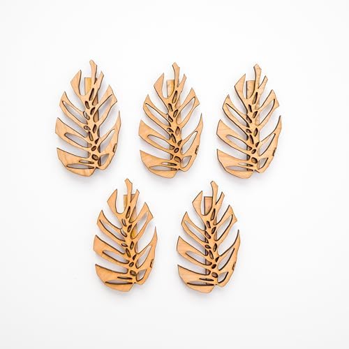 Treleaf Monstrella Wall Clips – Petite Size, Set of 5 Wooden Trellises for Indoor Climbing Plants – Self-Adhesive Plant Wall Fixtures to Create Green Walls – Perfect for Pothos & Vining Houseplants - Image 2
