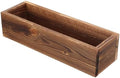 BESPORTBLE Wood Planter Box Set Rustic Wooden Planter Boxes for Indoor Windowsill Balcony Garden Office Decor 11.81 X 4.33 X 6.69 in 2 Pack by BESPORTBLE