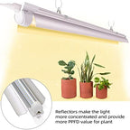 Grow Light for Plant, T8, 2FT, 192W, Full Spectrum, 8 Pack, Linkable - Image 3