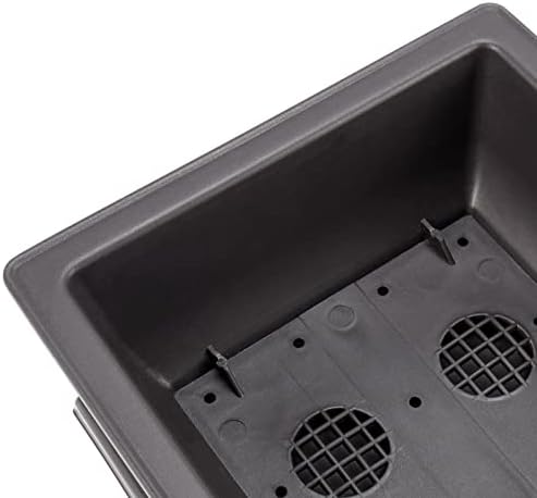 JEUIHAU 4 Pack 11 Inches Plastic Bonsai Training Pots, Bonsai Tree Pot with Humidity Trays, Rectangular Plastic Bonsai Planter for Succulent, Herb, Flower, Potted Plant - Image 3