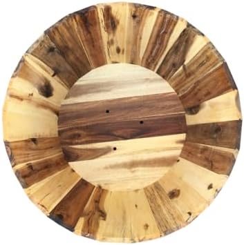 AVERA PRODUCTS AWP304210 Round Barrel Planter, 21" x 12" - Image 2