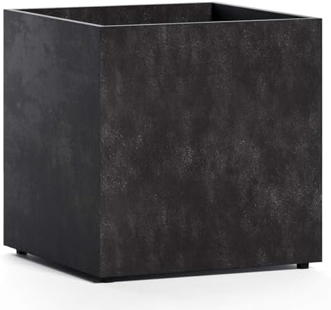 Reglito Cube Planters for Outdoor Plants, Square Indoor/Outdoor by Cosapots