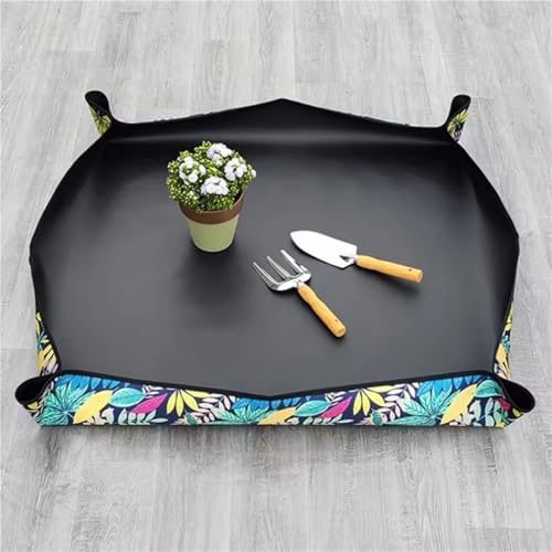 1Pcs Home Planting Mat Gardening Supplies Foldable Reusable Transplanting Waterproof Mats Potting Pad for Indoor Plant Repotting(50cmx75cm) - Image 5