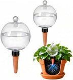 2 Pack 26 oz Extra Large Plant Self Watering Globes to 3 Weeks Watering by SHUOMENG