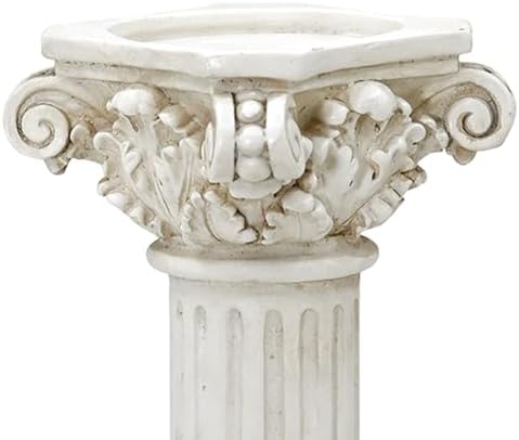 Greek Column Stand - Vintage Resin Design, Pedestal Figurine Decor, Roman Pillar Sculpture, Plant Candle Holder, Kitchen Dining Display, Garden Wedding Event, Party Decoration Accent ioving decorat - Image 5