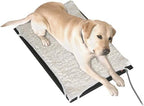Farm Innovators HM-80M 17 x 24 Inch Plastic Heated Pet Mat with Fleece Cover and Heavy Duty Anti Chew Cord Protector for Dogs, Cats, and More, 70 Watt by FarmInnovatorsInc