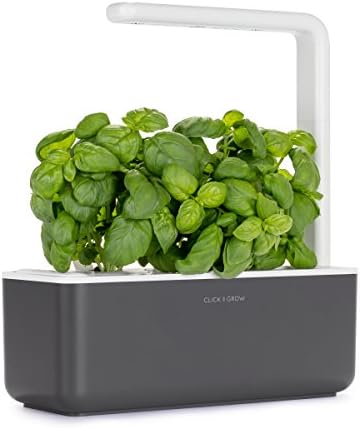Click and Grow Smart Garden 3 Grey with Grow Light and 3 Basil and 3 Thyme Pods Bundle - Image 2