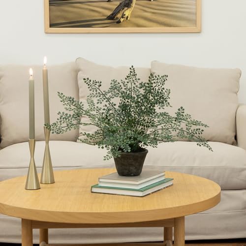Nearly Natural 4251 Maiden Hair Artificial Plant in Planter Green Small - Image 6