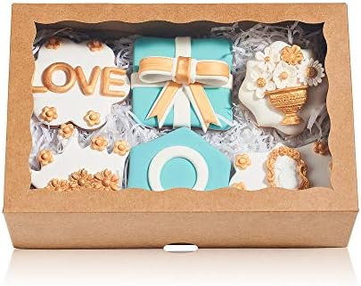 24Pcs10 x7x2.5 Professional Cookies Boxes with With Clear Window - Image 5