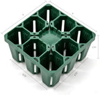 Vego garden Standard Seedling Trays Without Lids, 32 Pack for Seedlings Reusable Propagator Growing Starter Tray, Germination Trays Kit for Greenhouse/Garden (8-Cell per Tray) - Image 4