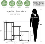 Metal Plant Stand Indoor Metal Plant Stands Outdoor Tiered Plant Shelf for Multiple Plants, 3 Tiers 7 Potted Ladder Plant Holder Table Plant Pot Stand for Window Garden Balcony Living Room - Image 5