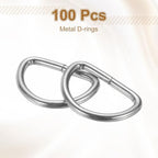 HARFINGTON D Ring Metal D-Shape Buckle Clips Multi-Purpose Buckle Strap Sewing Accessories for Collars Webbing Strap - Image 3