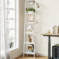 Hzuaneri Ladder Shelf, Bookshelf, Freestanding Corner Storage Shelf by Hzuaneri