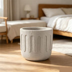 yeyo Elegant Nordic Minimalist Cement Flower Pot Light Luxury Decor Creative and Unique Succulent Plants for Balcony(15x13cm) - Image 5