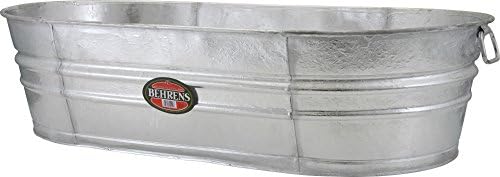 Behrens B33 O6887236 Steel Oval Tub, 33.5 gal by Behrens