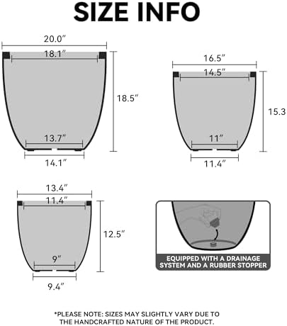 Kante Weathered Concrete Planter 16.5" Dia All-Weather Round Accent Pot - Image 2