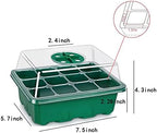 10 Packs Seed Starter Tray, Reusable Plant Trays for Seedlings, Seed Starter Tray Kit with Adjustable Humidity Dome Greenhouse Germination Kit for Seeds Growing Starting(120 Cells Total Tray) - Image 7