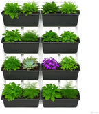 8 Pockets Hanging Planter, Removable Vertical Garden Wall Planter by CheriMuMu