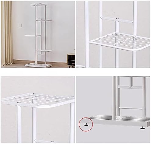 MTB Garden 5 Tier White Metal Plant Stand Indoor Outdoor Flower Pot Display Planter Shelf - Image 7