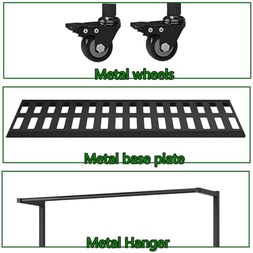 YIZAJIA Plant Stand Indoor Outdoor Hanging Tiered Stands Shelf With wheel - Image 6