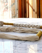 PILLOWPIA Macrame Plant Hanger 55" – Indoor Outdoor Hanging Planter Rack for Ceiling, Wall, or Window – Boho Rope Plant Holder for 10" Pots – Decorative Garden & Patio Plant Accessory – Ochre - Image 6