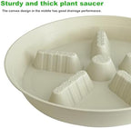 4 Pack Plant Saucer 12 inch, 8 10 14 17 inch, Plant Stand Plastic Plant Saucers for Indoors Outdoor, Heavy Duty Flower Saucers for Potted Plants, Pot Saucers for Plants, Grow Bags Saucers - Image 5
