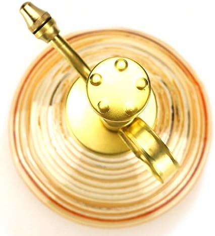 Plant Mister- Amber Color Glass Bottle & Brass Sprayer (Matt Gold) - Image 7
